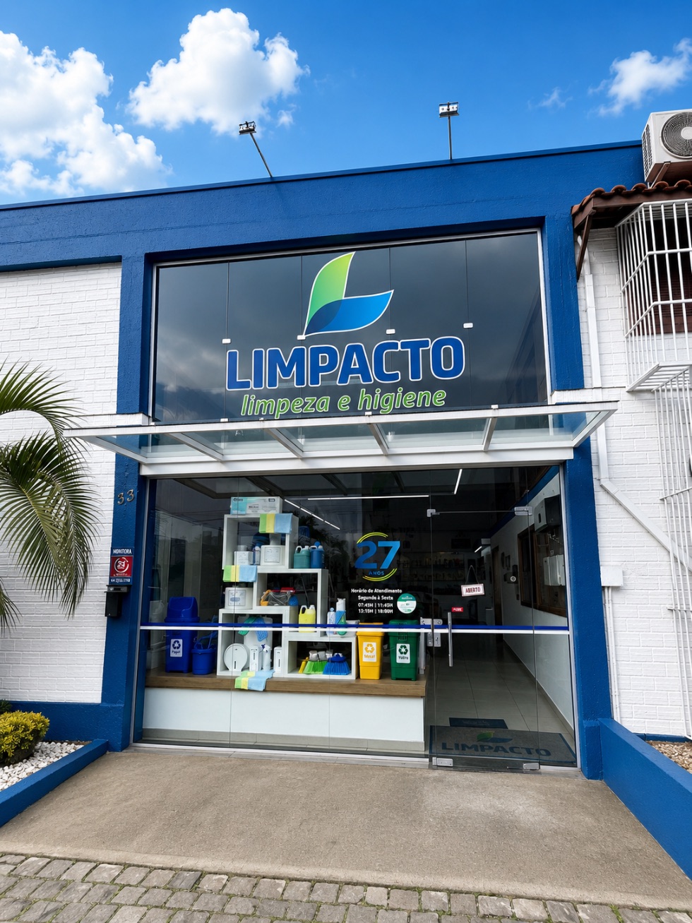Fachada da loja Limpacto