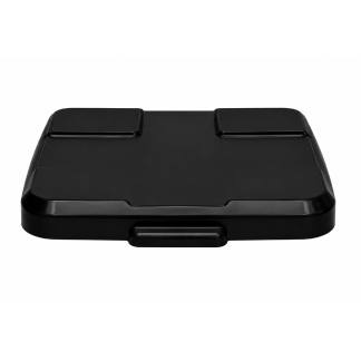 Tampa do Cesto Quad Pedal 60 L Preto