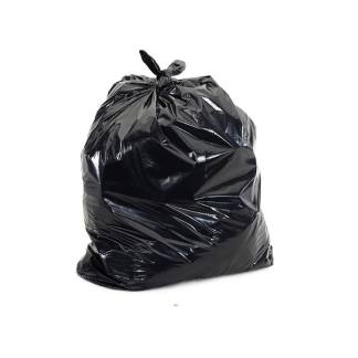 Saco para Lixo 40L Preto 100UN 50X60 - Leve - Equiv 0,04 JL301