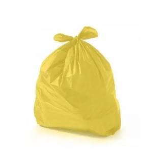 Saco para Lixo 40L Amarelo 100UN 50X60 - Médio - Equiv 0,05